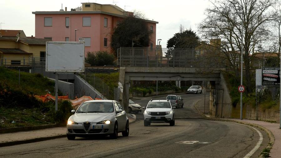 Il sottopasso di Chirigheddu che sta bloccando l'apertura del polo intermodale