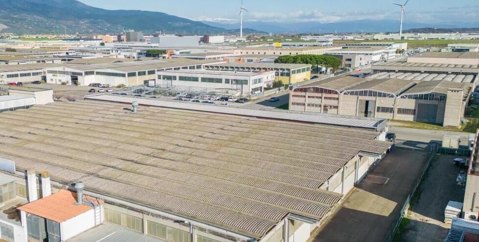 Una veduta della zona industriale di Gello a Pontedera