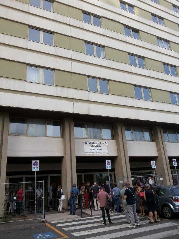 
	la sede della Asl di Oristano

