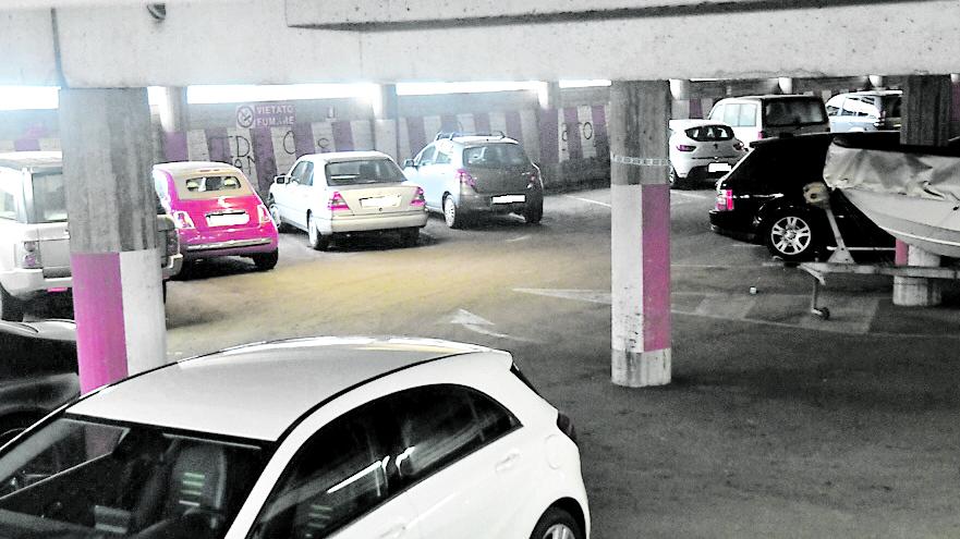 Il parcheggio di via Carducci