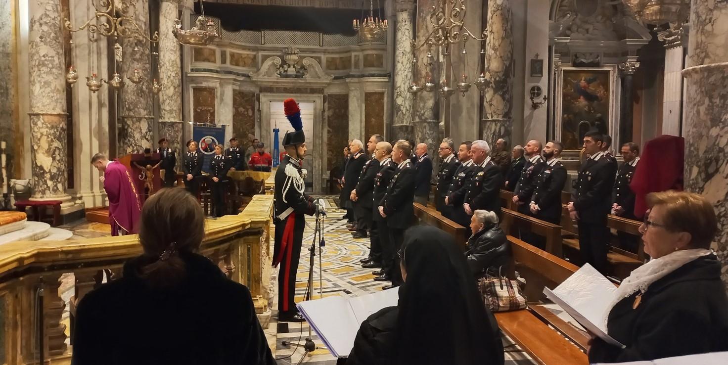 I carabinieri nel santuario