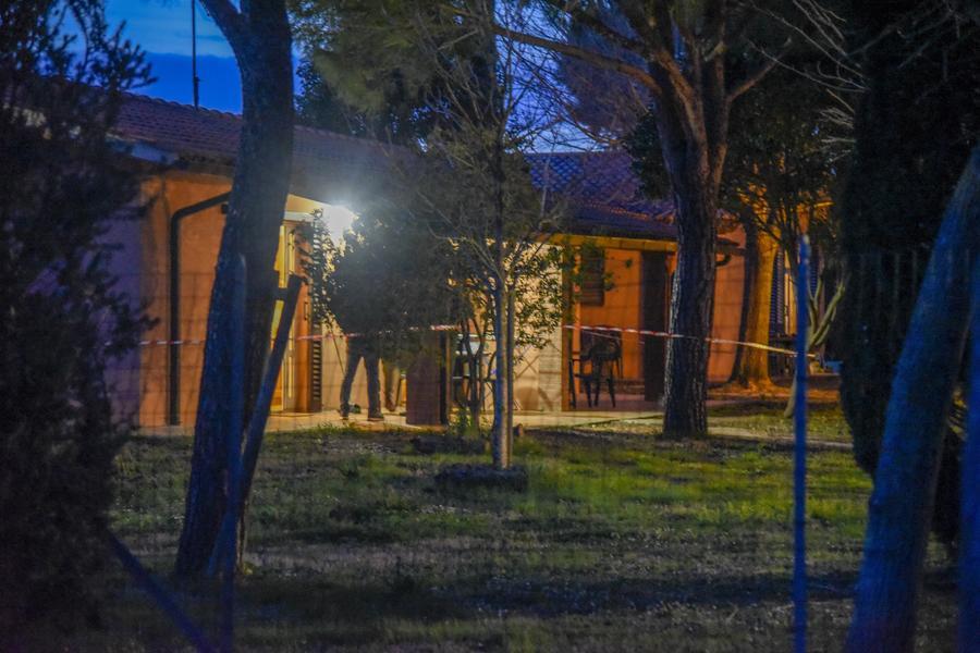 
	La casa dell'agriturismo in cui &egrave; stata trovata la salma (foto Agenzia Bf)

