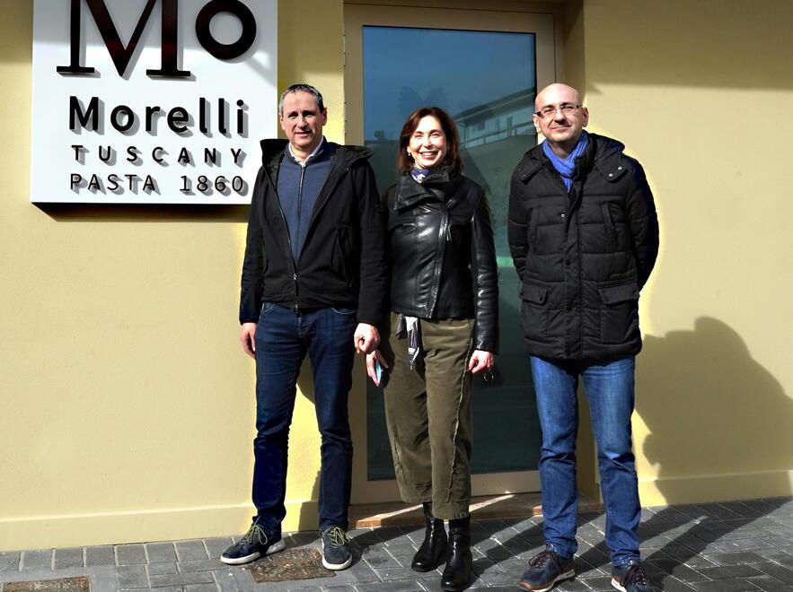 
	Da sinistra: Antonio, Lucia e Marco Morelli (Foto di Franco Silvi)

