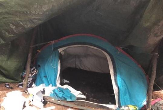 Pisa, latitante viveva in mezzo alla pineta: nella tenda spacciava coca e hashish