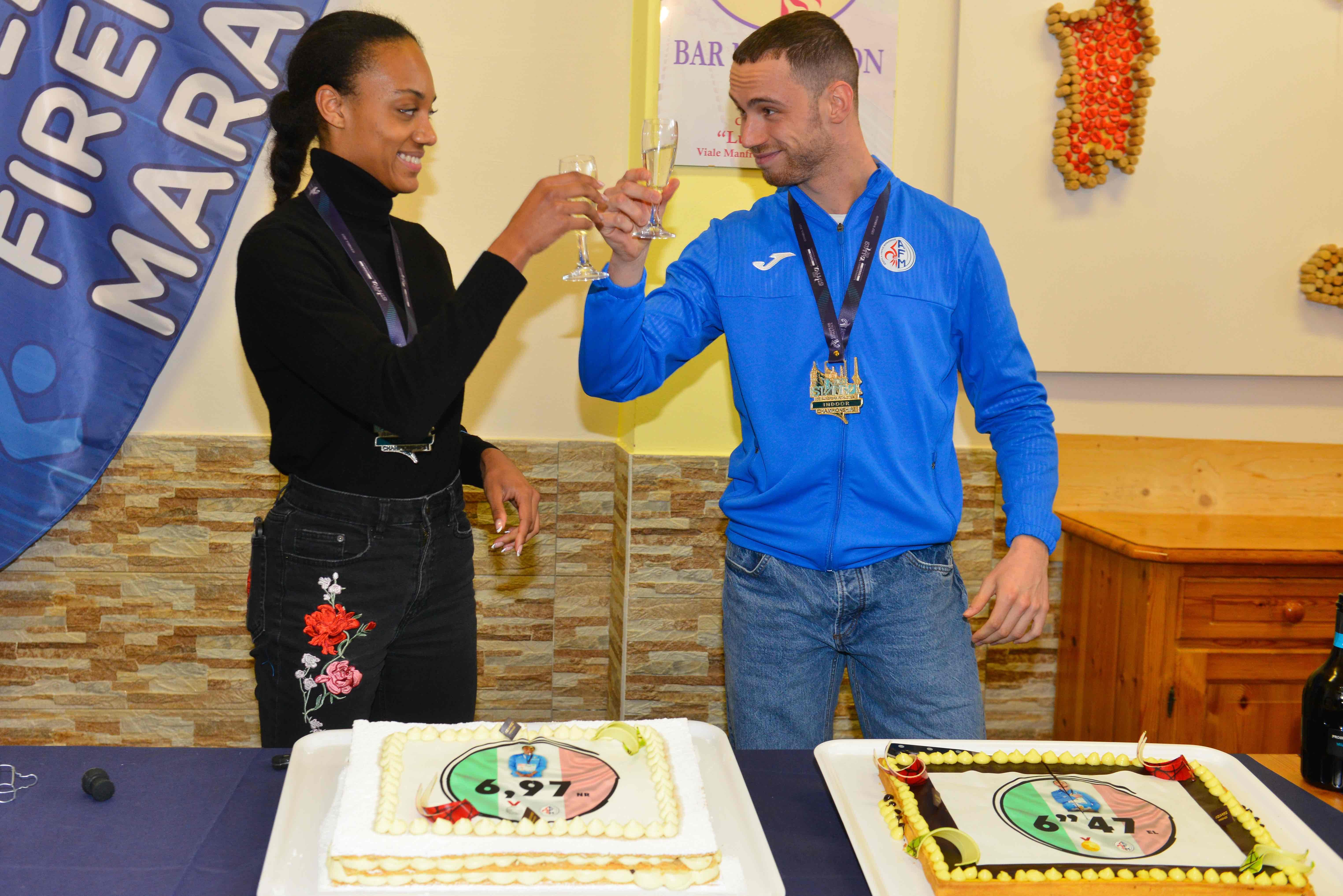 Samuele Ceccarelli super star insieme a Larissa Iapichino