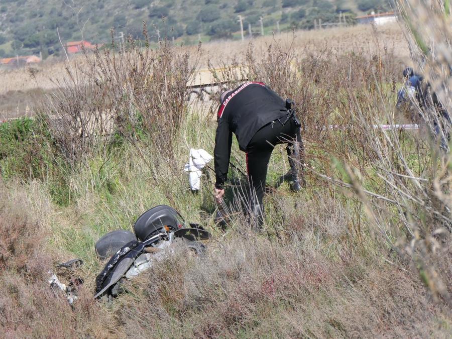 
	Lo scooter trovato dai carabinieri (Foto Enzo Russo)

