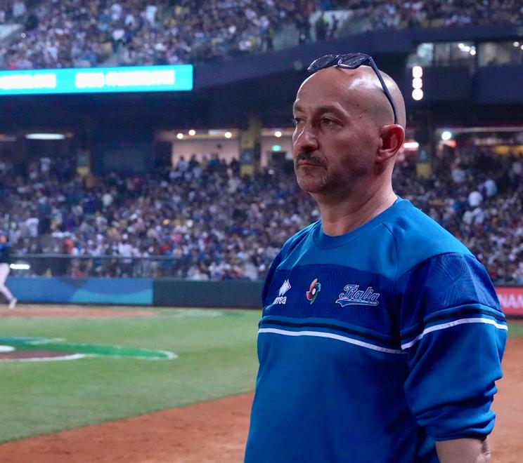 Massimo  Baldi a bordo campo