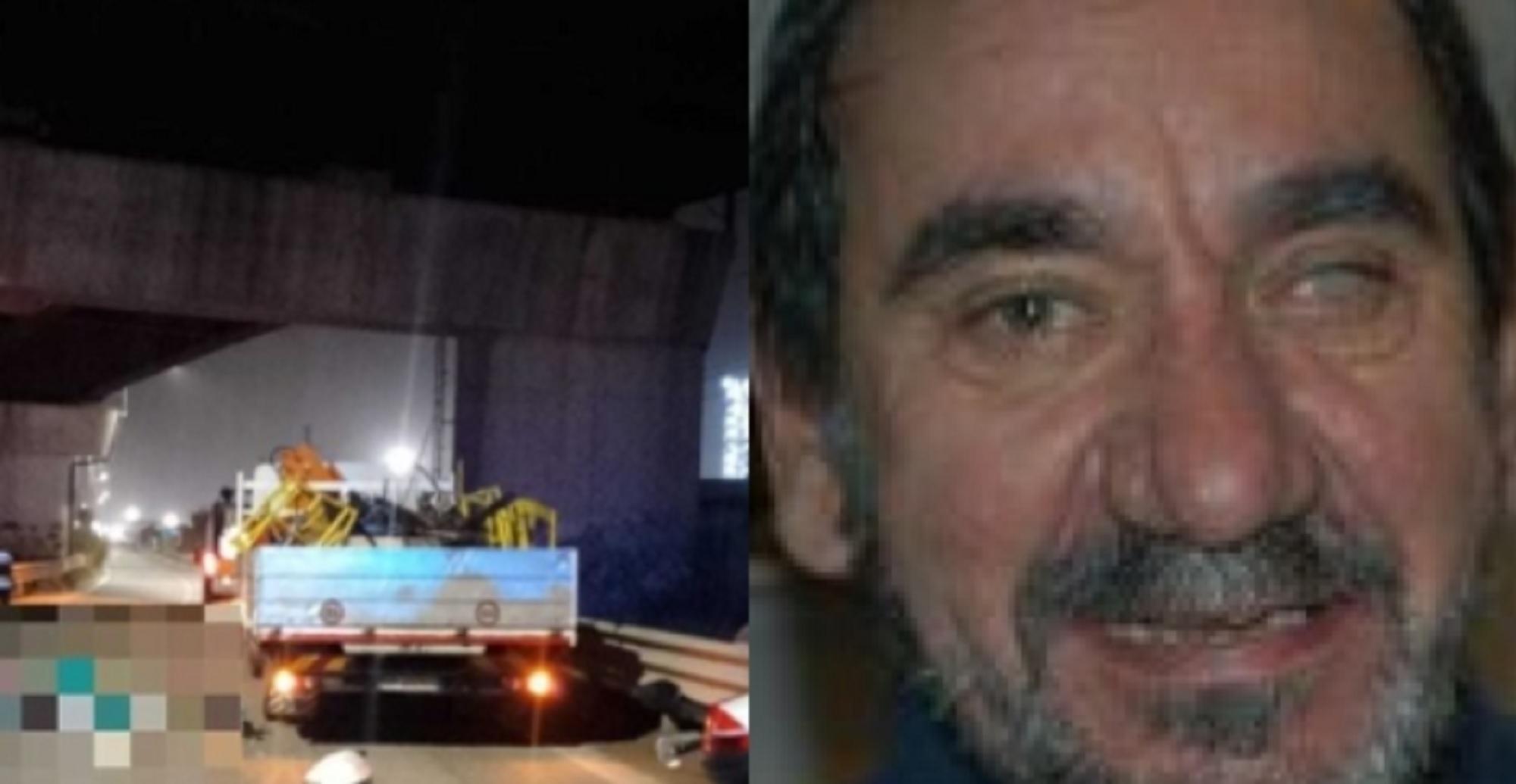 A sinistra un'immagine dell'incidente (foto Daniele Stefanini/Agenzia Silvi) e a destra la vittima in un suo scatto pubblicato su Facebook