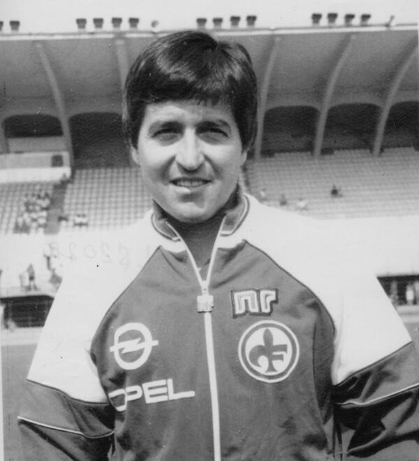 Giancarlo De Sisti negli anni in cui giocava nella Fiorentina