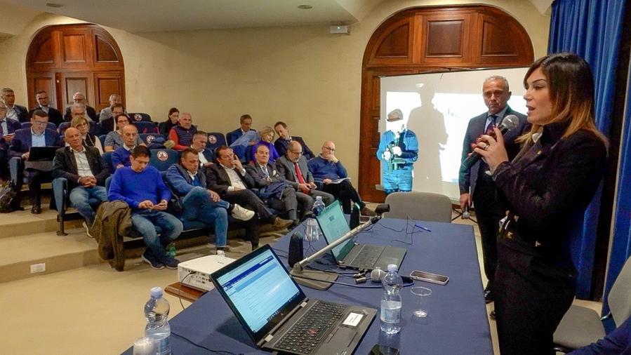 L'intervento dell'assessore regionale all'industria Anita Pili