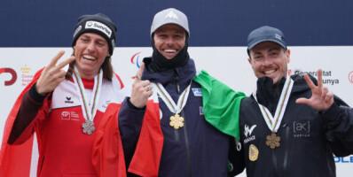 Luchini è campione del mondo nello snowboard paralimpico