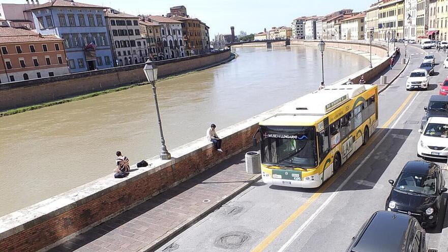 Pisa, circolare dei lungarni per i turisti dei musei: l’intesa Comune-Autolinee