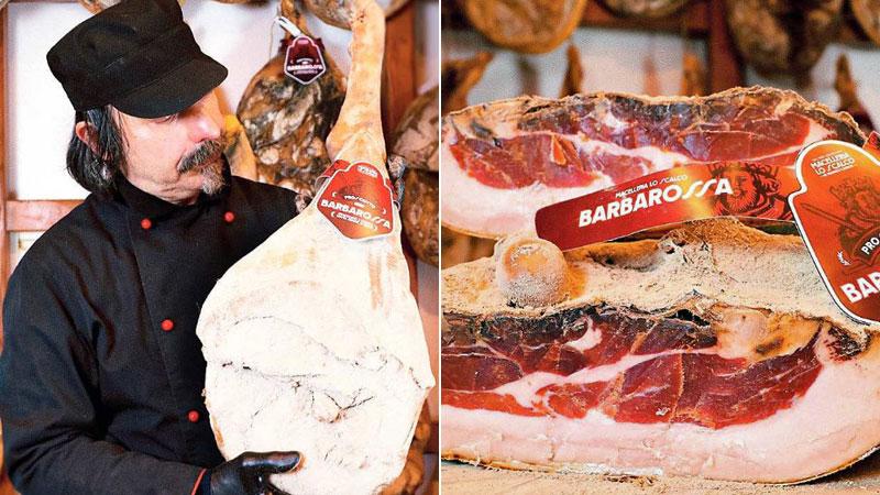 San Miniato, il prosciutto ghibellino dello Scalco: il metodo di affinatura e un marchio speciale