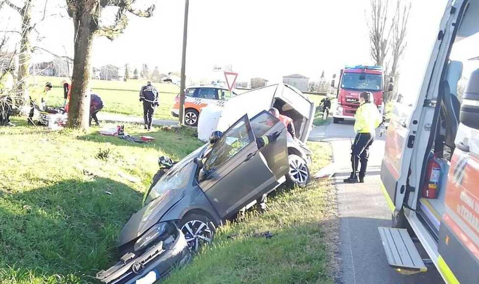 Renazzo, scontro auto-furgone. Donna gravissima al Maggiore