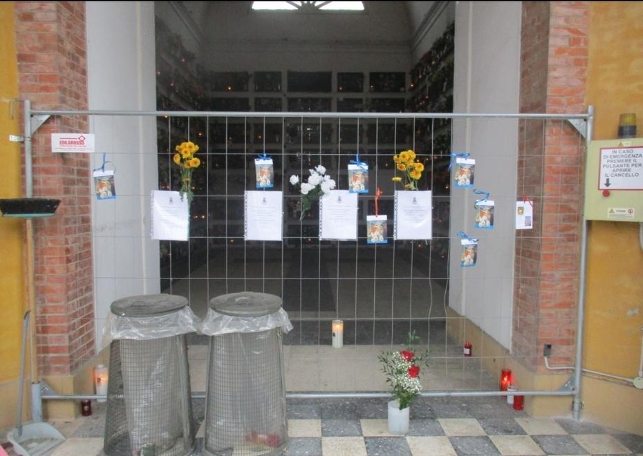 Cimitero di Fiorano, ala chiusa da oltre un anno Il sindaco: «Scriverò alle famiglie» 