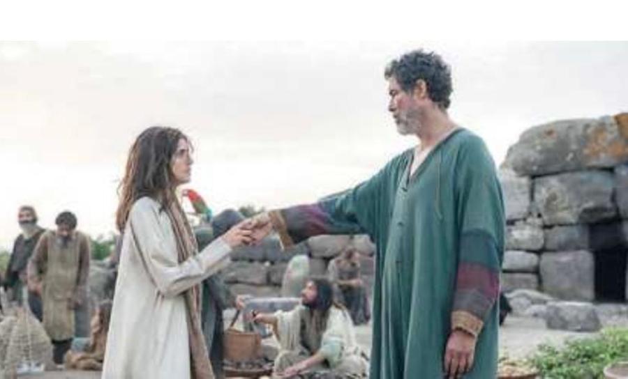 
	Benedetta Porcaroli e Alessandro Gassman nel film "Il Vangelo secondo Maria"

