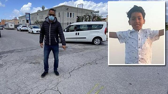 Il luogo dell’incidente e nel riquadro il piccolo Adam Fatmi