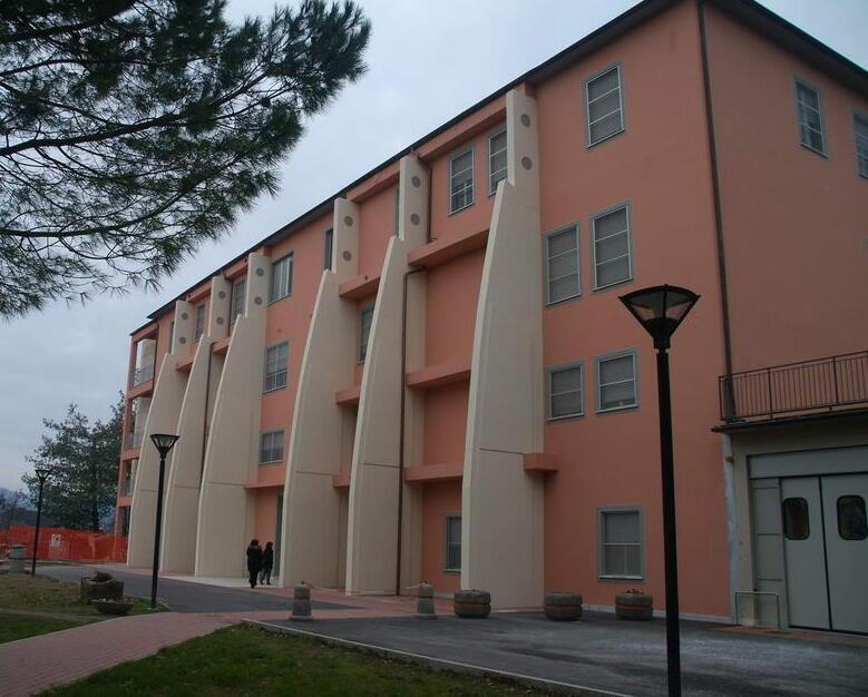 Un padiglione dell’ospedale di Barga