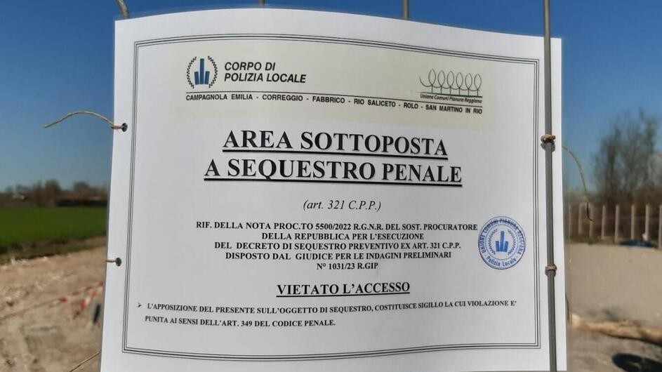 La Procura mette i sigilli all’area del futuro campo nomadi