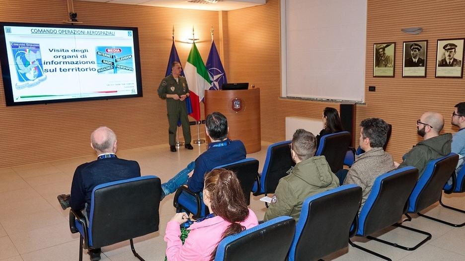 Poggio Renatico, la base che non dorme mai