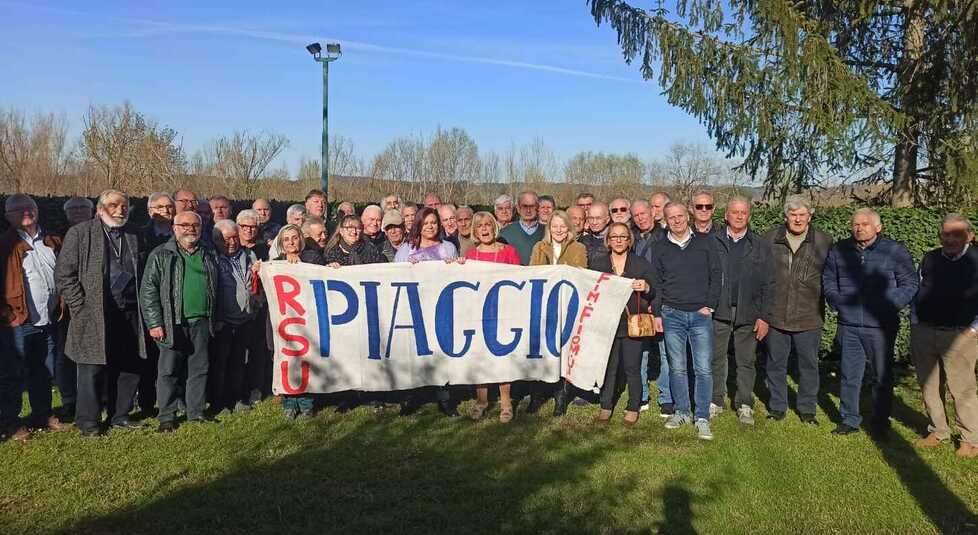 «Noi, piaggisti vecchia maniera»: a Pontedera il pranzo amarcord dei sindacalisti di ferro