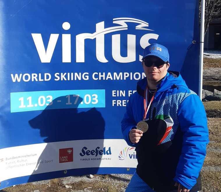 Dalla Doganaccia ai Mondiali di sci, Alessandro vince la sua medaglia