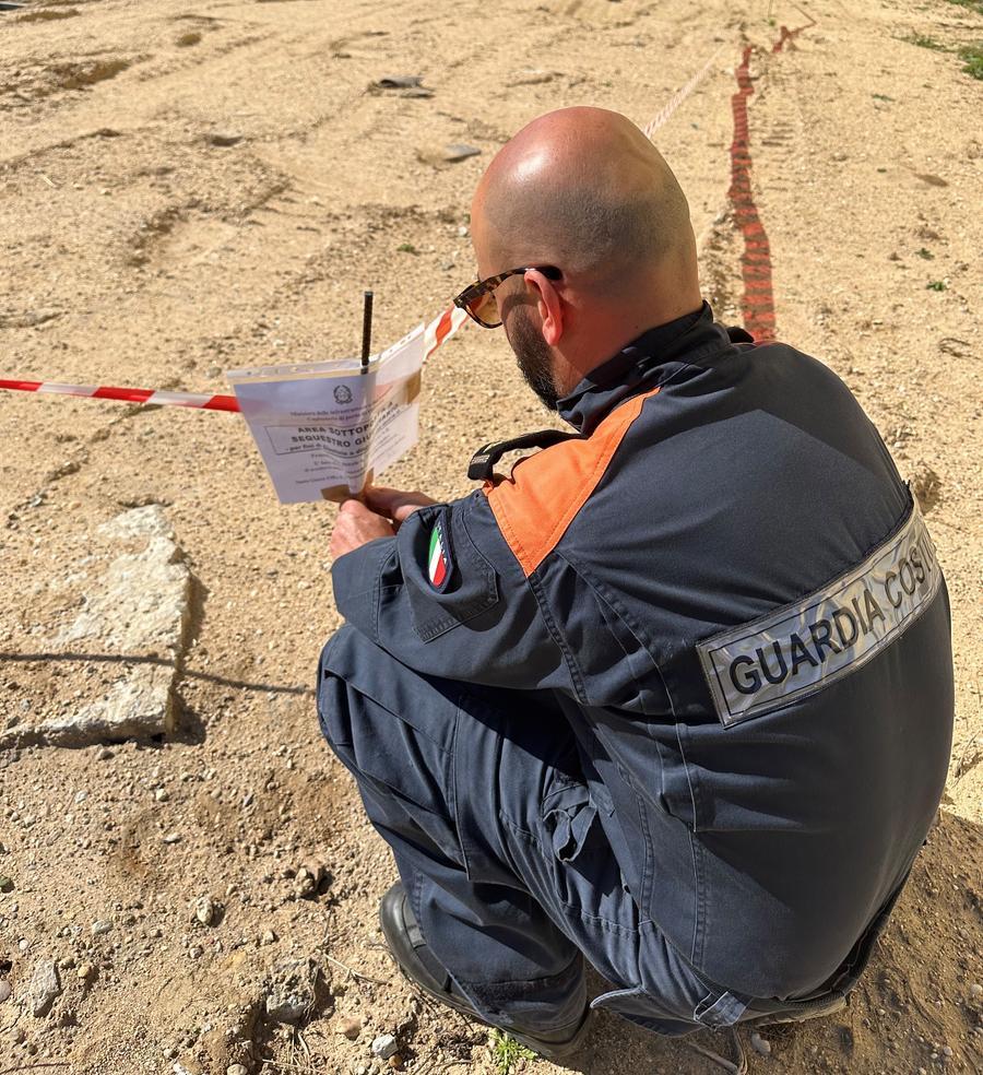 Il sequestro dell'area