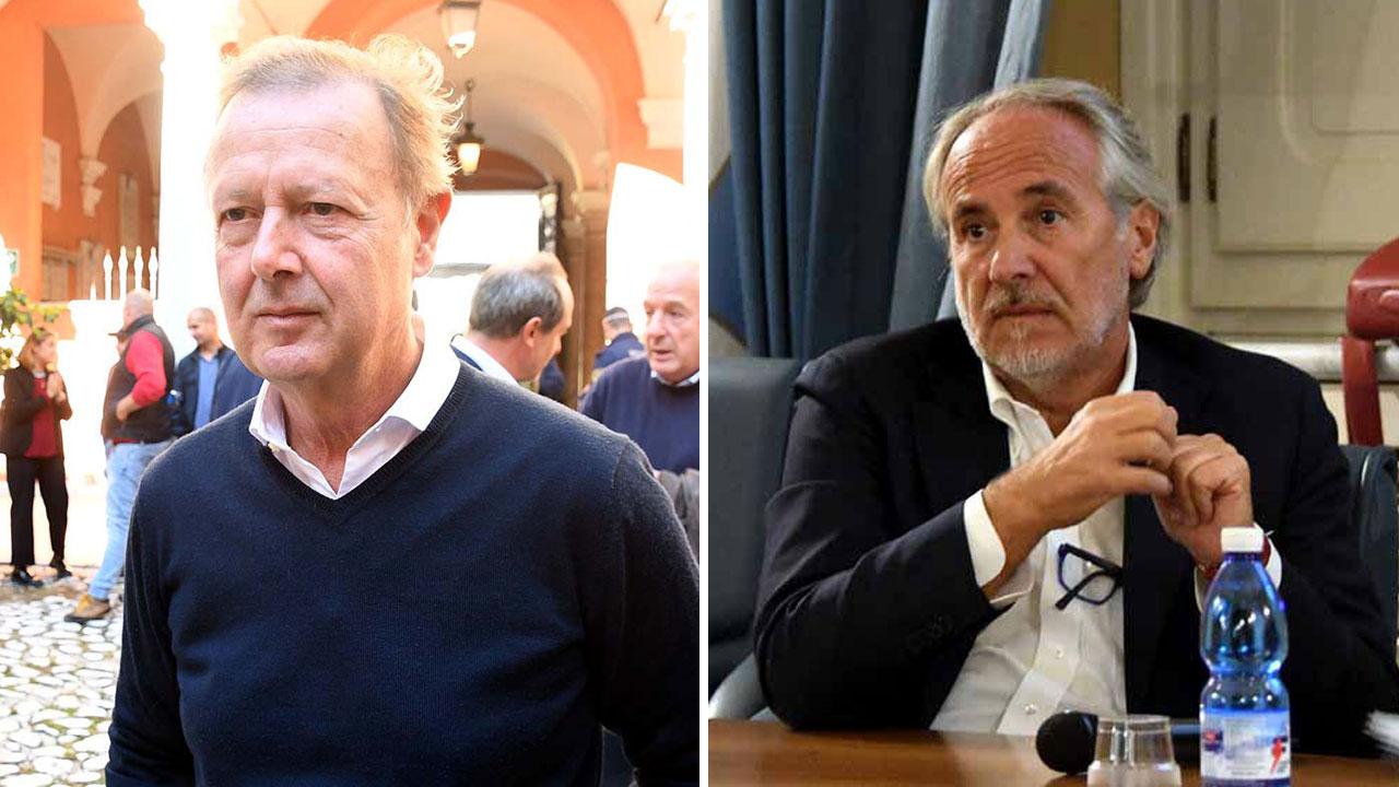 Enzo Ricci e accanto Fabio Evangelisti