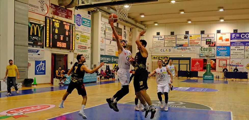 Un momento del match