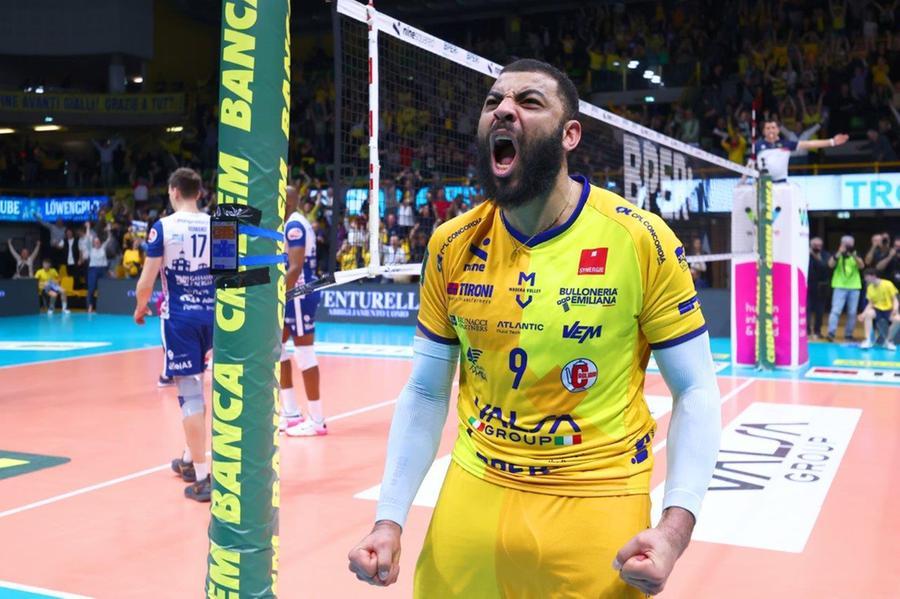 Modena-Piacenza – Gara 1 /  Giani se la gode: «Vincere il quinto così è un bel segnale» «Prova di squadra». Rinaldi: «Non ho paura»