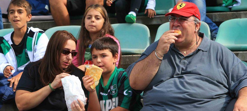 Una partita trasformata in pic nic