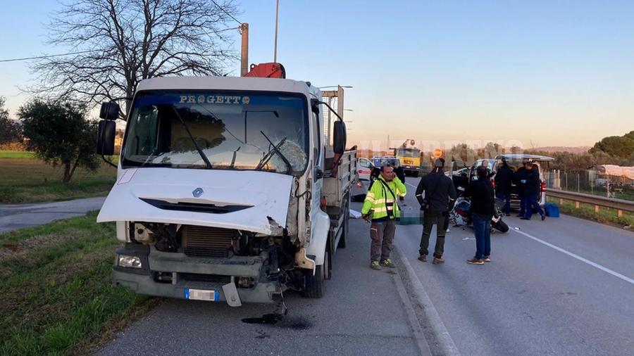 
	Il luogo dell'incidente&nbsp;(foto Michele Falorni/Silvi)

