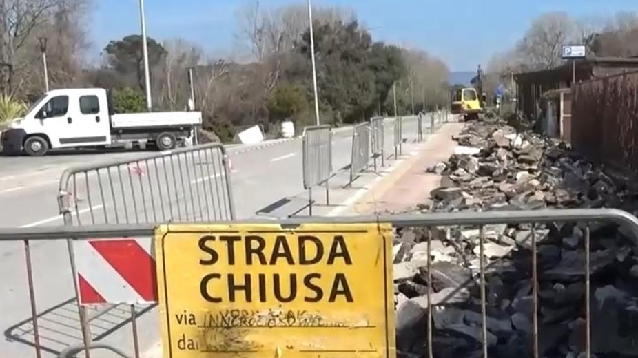 La pista ciclabile sulla Marina di Torre del Lago sarà completata entro giugno