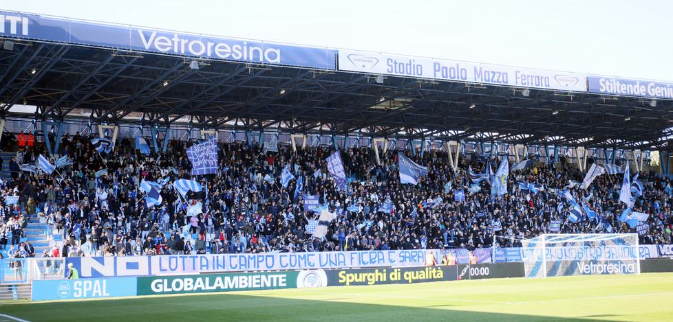 Ferrara, “We love Spal” e sconti nelle curve: chiamata ai tifosi per l’1 aprile