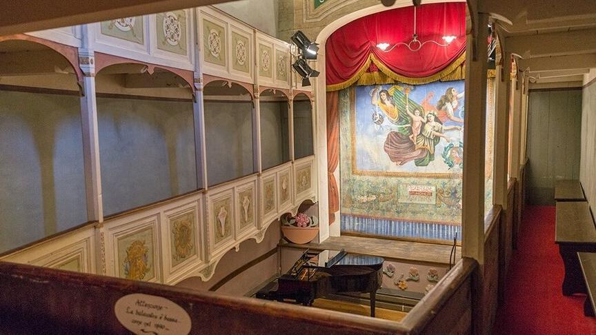 Il teatro di Vetriano è uno dei più piccoli teatri del mondo: sarà possibile visitarlo nell'ambito delle Giornate del Fai di primavera