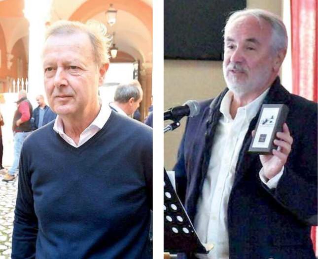 Enzo Ricci segretario comunale del Pd e candidato a sindaco del partito e Fabio ex onorevole candidato nell’area del centrosinistra