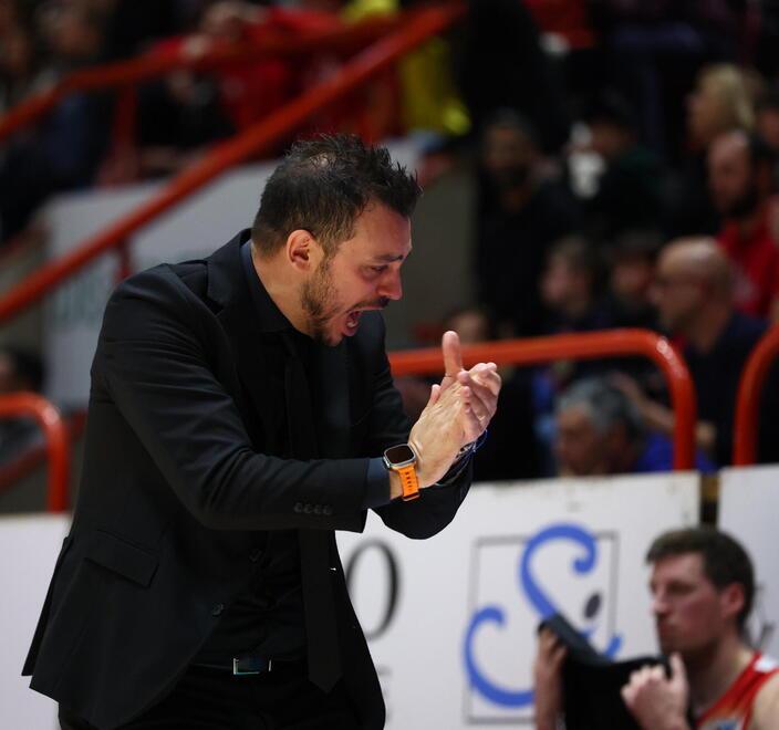 Coach del Pistoia Basket Nicola Brienza
