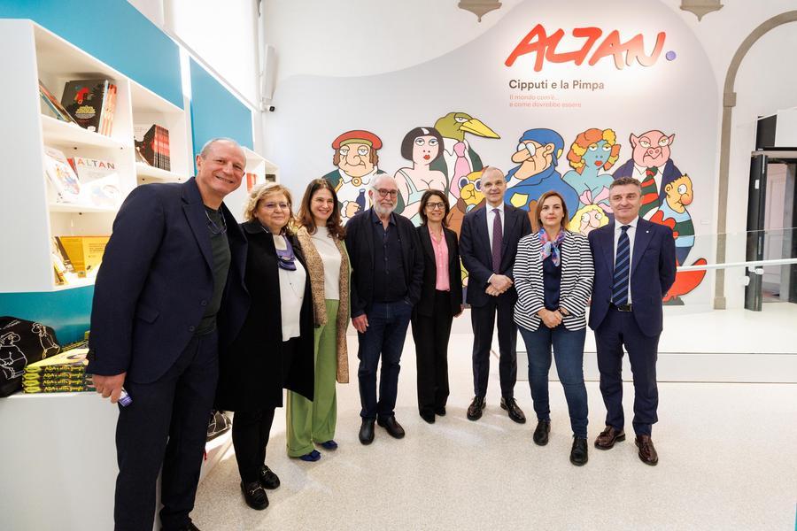 Al via la mostra di Altan, Pistoia si apre al fumetto