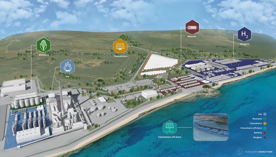 
	La simulazione del sito riconvertito di Fiume Santo

