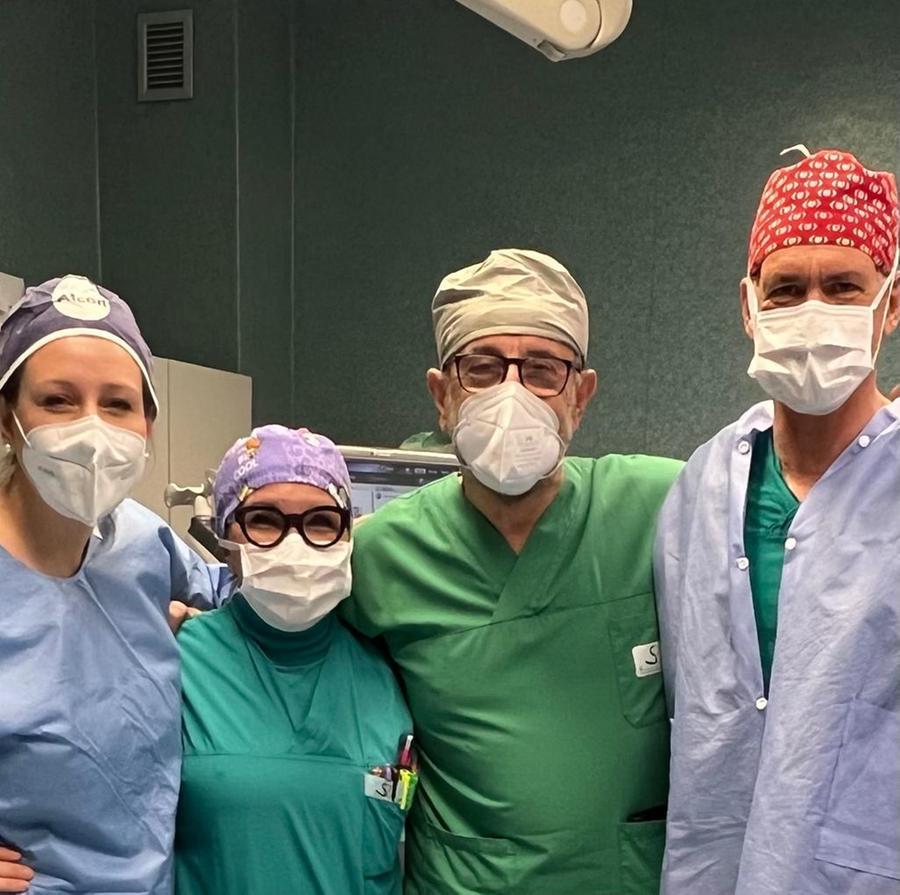 
	Da sinistra, Enrica Sarnicola, Enza Suozzo, Vincenzo Sarnicola, Michele Reibaldi

