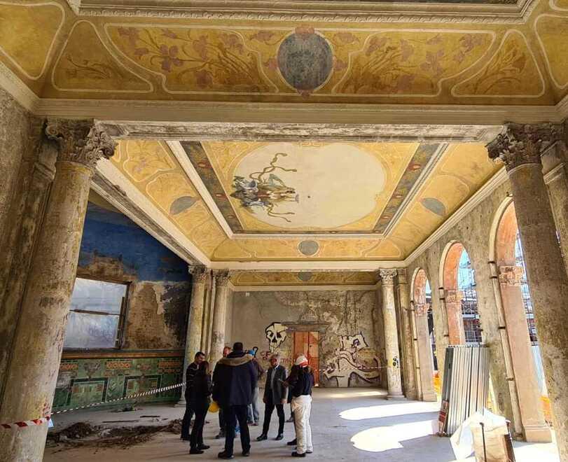 Splendono gli affreschi alle terme del Corallo: a giugno il protocollo per gli Uffizi del Mare