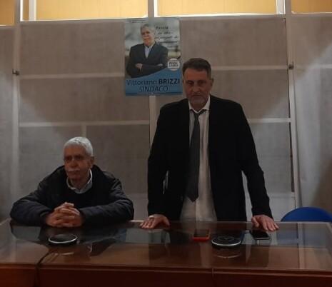 A sinistra Vittoriano Brizzi e a destra Oreste Giurlani