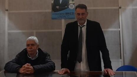 A sinistra Vittoriano Brizzi e a destra Oreste Giurlani