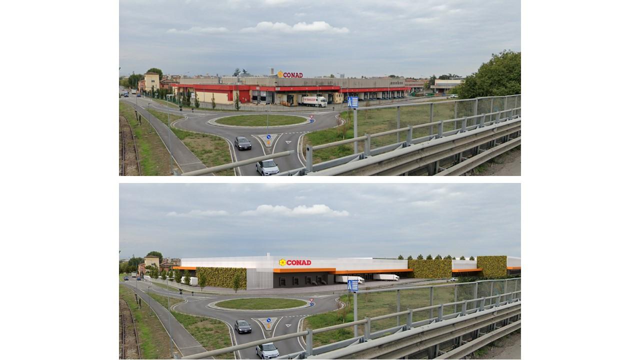 Modena, Polo Conad alla Sacca. «Ringraziamo i cittadini e il Comune I loro pareri ci hanno fatto riflettere» 