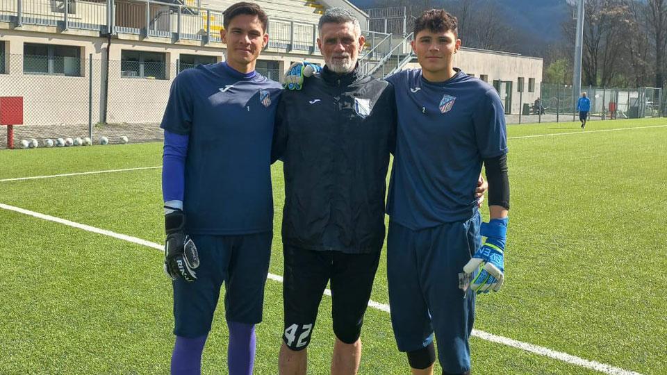 Geraci, preparatore globetrotter si è fermato al GhiviBorgo lanciando i portieri del futuro
