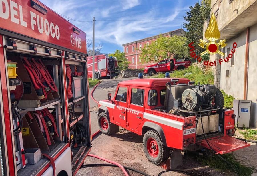 
	L'intevento dei vigili a Santu Lussurgiu

