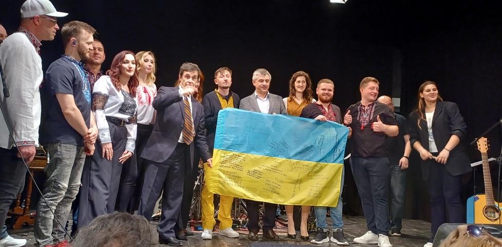 La banda ucraina al San Prospero nel concerto per chiedere la pace