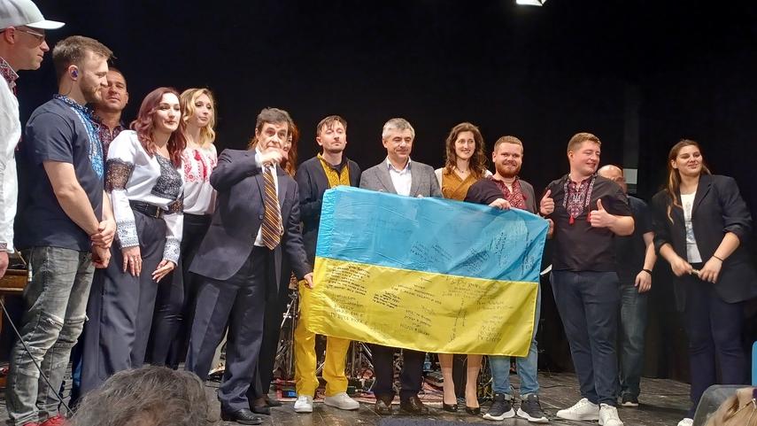 La banda ucraina al San Prospero nel concerto per chiedere la pace