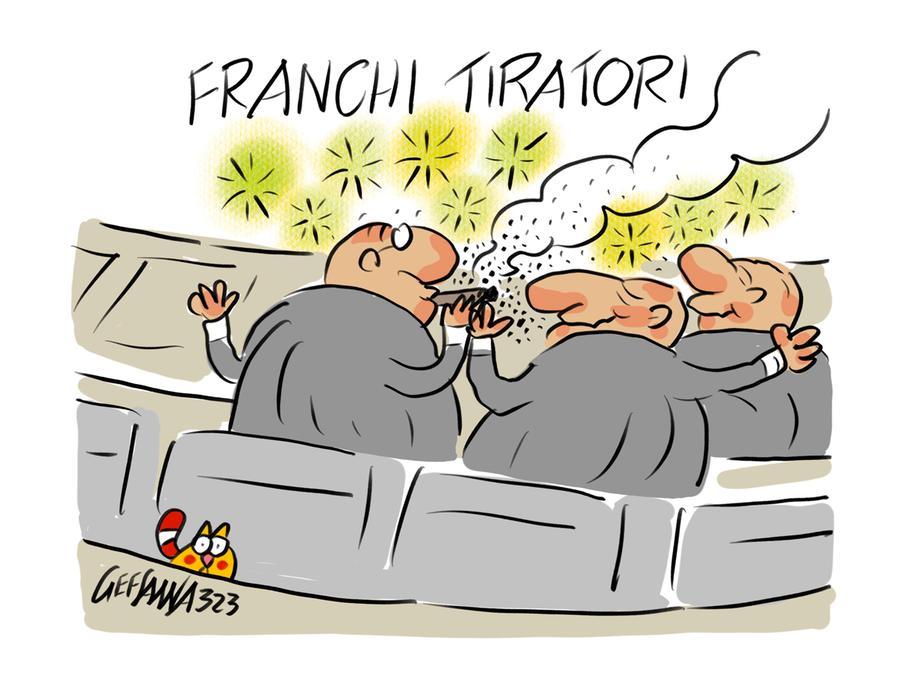 La vignetta di Gef: bocciata parte della legge sulla coltivazione della canapa