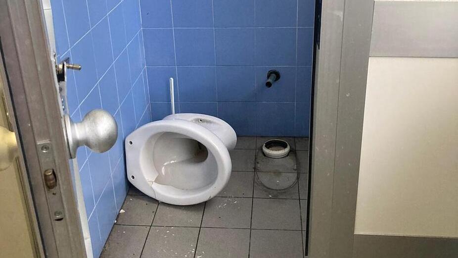 «Il wc si è staccato e sono caduta». Ferita una studentessa al Cecioni
